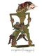 Indonesia: Figure of Aswatama / Aswattama, wayang kulit ('shadow puppet') character from the ancient Hindu epic, Mahabharata